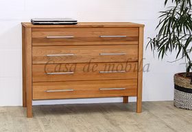 Massivholz Anrichte mit schubladen ZENNA Kernbuche massiv geölt casademobila Goslar