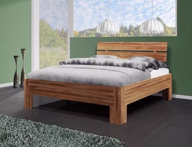 Pesto Bett 140x200 cm Doppelbett Holzbett Wildeiche massiv natur geölt casademobila Goslar Pesto Bett 140x200 cm Doppelbett Holzbett Wildeiche massiv natur geölt casademobila Goslar