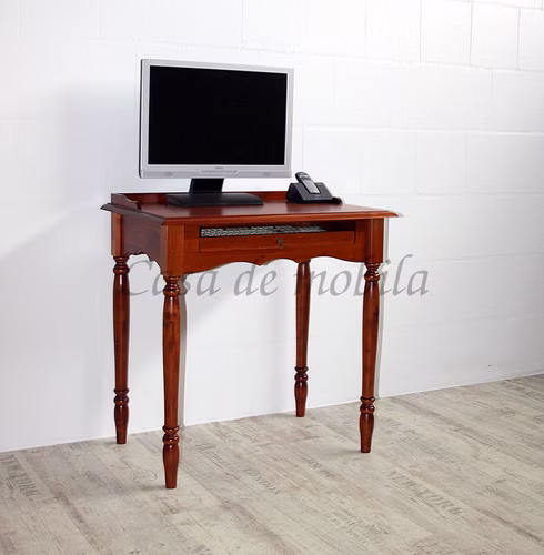 Sekretär 78x82x52cm VARESE Pappel massiv kirschbaumfarben lackiert Sekretär 78x82x52cm VARESE Pappel massiv kirschbaumfarben lackiert