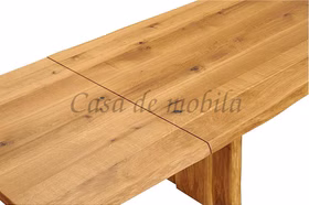 Esstisch erweiterbar 200-260x75x100 cm Wildeiche natur geölt Esstisch erweiterbar 200-260x75x100 cm Wildeiche natur geölt