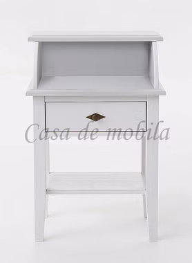 Massivholz Telefonschrank mit Ablage und Schubladen 58x87x35cm BERGEN Kiefer massiv weiß Casa de mobila Goslar Massivholz Telefonschrank mit Ablage und Schubladen 58x87x35cm BERGEN Kiefer massiv weiß Casa de mobila Goslar