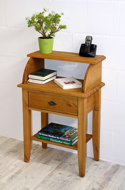 Massivholz Flurtisch mit schublade und ablage BERGEN 58x87x35cm Kiefernholz massiv gelaugt geölt, 129 lgf/lgf Casa de mobila Goslar Massivholz Flurtisch mit schublade und ablage BERGEN 58x87x35cm Kiefernholz massiv gelaugt geölt, 129 lgf/lgf Casa de mobila Goslar