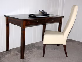 Schreibtisch DECOR Dunkelbraun kolonialstil nussbaumfarben lackiert Schreibtisch DECOR Dunkelbraun kolonialstil nussbaumfarben lackiert