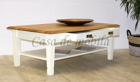 Massivholz Couchtisch mit schubladen und Ablage 130x48x75cm NORDIC HOME landhaus Kiefer massiv creme lackiert Wildeiche geölt von Casademobila Goslar Massivholz Couchtisch mit schubladen und Ablage 130x48x75cm NORDIC HOME landhaus Kiefer massiv creme lackiert Wildeiche geölt von Casademobila Goslar
