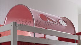 Tunnelzelt für Hochbett INFANSKIDS TOBYKIDS Rosa Tunnelzelt für Hochbett INFANSKIDS TOBYKIDS Rosa