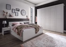Massivholz Schlafzimmer möbel RAUNA Kiefer massiv weiss Casa de mobila Goslar Massivholz Schlafzimmer möbel RAUNA Kiefer massiv weiss Casa de mobila Goslar