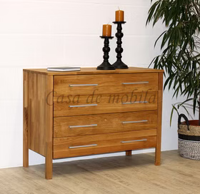Schubladenkommode 100x76x45cm NXT Wildeiche geölt Schubladenkommode 100x76x45cm NXT Wildeiche massiv natur geölt Casa de mobila Goslar