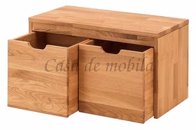 Sitzbank mit Schubladen auf Rollen GOMMA 82x45x40cm eiche massiv natur geölt Casa de mobila Goslar Sitzbank mit Schubladen auf Rollen GOMMA 82x45x40cm eiche massiv natur geölt Casa de mobila Goslar