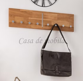 Massivholz Hängegarderobe mit 8 Haken Gomma 80x22x3cm Wildeiche massiv natur geölt von Casademobila Goslar Massivholz Hängegarderobe mit 8 Haken Gomma 80x22x3cm Wildeiche massiv natur geölt von Casademobila Goslar