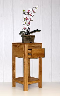 Blumentisch 30x60x30cm HARZ Wildeiche massiv natur geölt Blumentisch 30x60x30cm HARZ Wildeiche massiv natur geölt