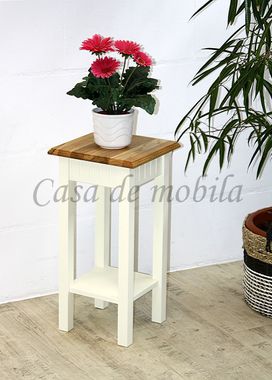 Blumenständer 30x60x30cm NORDIC HOME Kiefer champagner Wildeiche geölt