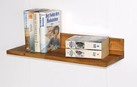 Wandboard 60x10x20cm KOMBI Wildeiche massiv natur geölt Casa de mobila Goslar