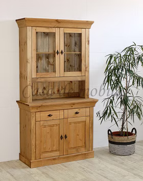 Buffetschrank 108x197x45cm BERGEN Kiefer massiv Küchenschrank schmale breite 108x197x45cm BERGEN Kiefer massiv gelaugt geölt Casa de mobila Goslar