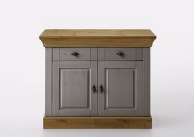 Buffetschrank 108x197x45cm BERGEN Kiefer grau gelaugt geölt Buffet-unterschrank 108x197x45cm BERGEN Kiefer massiv grau gelaugt geölt Casa de mobila Goslar