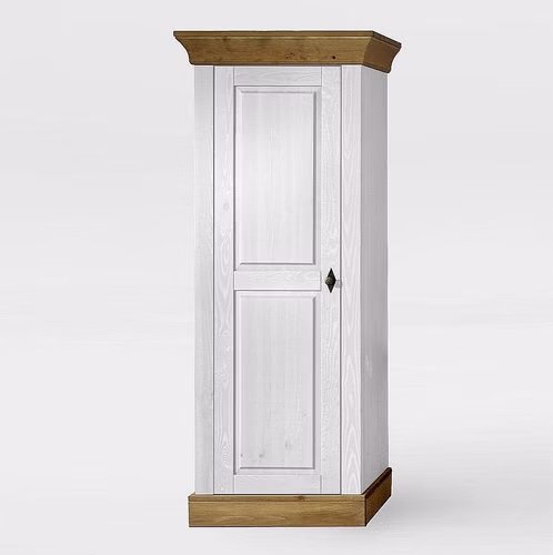 Massivholz Geschirrschrank 65x163x45cm BERGEN Kiefer massiv weiß gelaugt oder bernsteinfarben Casademobila Goslar Massivholz Geschirrschrank 65x163x45cm BERGEN Kiefer massiv weiß gelaugt oder bernsteinfarben Casademobila Goslar