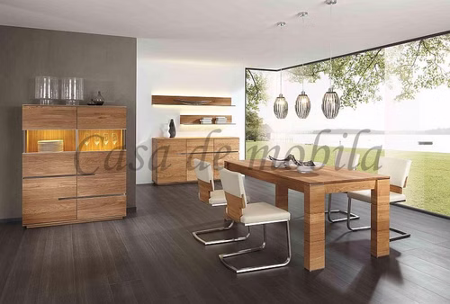78.AC-76165 rustikale Asteiche natur oder Bianco geölt Highboard Eckglasfüllung Massivholz 78.AC-76165 rustikale Asteiche natur oder Bianco geölt Highboard mit Glaseinsatztür Massivholz