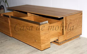 TV-Lowboard 121x35x56cm ACERRO rustikale Asteiche massiv TV-Lowboard 121x35x56cm ACERRO rustikale Asteiche massiv