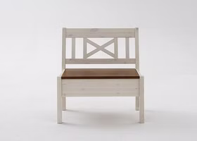 Truhenbank 82x93x46cm FJORD ohne Armlehne Kiefer massiv 2farbig weiß lasiert / bernstein lackiert Truhenbank 82x93x46cm FJORD ohne Armlehne Kiefer massiv 2farbig weiß lasiert / bernstein lackiert