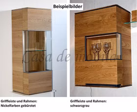 Griffleiste und Rahmen nickelfarbend gebürstet oder schwarzgrau Wimmer Acerro Casa de Mobila Goslar Griffleiste und Rahmen nickelfarbend gebürstet oder schwarzgrau Wimmer Acerro Casa de Mobila Goslar