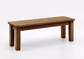 Sitzbank 130x46x40cm Kiefer massiv gelaugt geölt