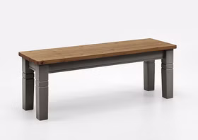 Sitzbank 130x46x40cm Kiefer massiv 2farbig grau lasiert / gelaugt geölt Casademobila Goslar Sitzbank 130x46x40cm Kiefer massiv 2farbig grau lasiert / gelaugt geölt Casademobila Goslar