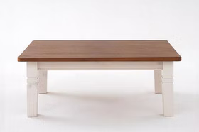 Massivholz Couchtisch Fjord 120x46x78cm, Kiefer massiv weiß bernsteinfarben lackiert Casa de mobila Goslar Massivholz Couchtisch Fjord 120x46x78cm, Kiefer massiv weiß bernsteinfarben lackiert Casa de mobila Goslar