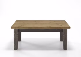 Couchtisch 120x46x78cm Kiefer massiv 2farbig grau lasiert / gelaugt geölt Couchtisch 120x46x78cm Kiefer massiv 2farbig grau lasiert / gelaugt geölt