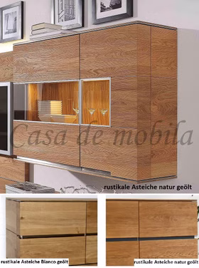 Massivholz Hängevitrine ACERRO griffleiste links 98x88x38cm rustikale Asteiche massiv natur oder Bianco geölt Casa de mobila Goslar Massivholz Hängevitrine ACERRO griffleiste links 98x88x38cm rustikale Asteiche massiv natur oder Bianco geölt Casa de mobila Goslar