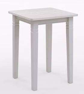 Kleine Hochtisch Fjord landhaus 78x78cm Höhe 103cm Kiefer massiv weiß lasiert bei Casademobila Goslar Kleine Hochtisch Fjord landhaus 78x78cm Höhe 103cm Kiefer massiv weiß lasiert bei Casademobila Goslar