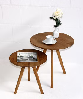 massivholz stubentische eiche asteiche couchtische