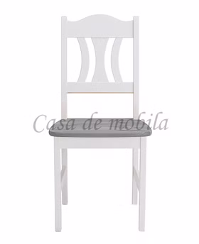 Holzstuhl 44x92x45cm KRISTEL Kiefer massiv weiß, graufarben lackiert von Casa de mobila Goslar Holzstuhl 44x92x45cm KRISTEL Kiefer massiv weiß, graufarben lackiert von Casa de mobila Goslar
