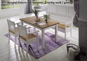 Esstisch 120x78x78cm Kiefer massiv weiß lasiert Esstisch 120x78x78cm Kiefer massiv weiß lasiert