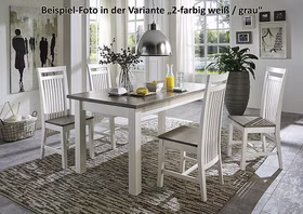Sitzbank 130x46x40cm ohne Lehne Kiefer massiv 2farbig weiß lasiert / gelaugt geölt Sitzbank 130x46x40cm ohne Lehne Kiefer massiv 2farbig weiß lasiert / gelaugt geölt