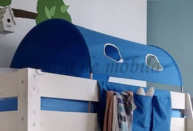 Tunnelzelt für Hochbett INFANSKIDS TOBYKIDS Türkisblau Tunnelzelt für Hochbett INFANSKIDS TOBYKIDS Türkisblau