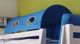 Tunnelzelt für Hochbett INFANSKIDS TOBYKIDS Türkisblau Tunnelzelt für Hochbett INFANSKIDS TOBYKIDS Türkisblau