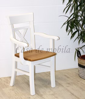 Armlehnstühle NORDIC HOME Kiefer massiv weiß lackiert Wildeiche geölt Casademobila Goslar Armlehnstühle NORDIC HOME Kiefer massiv weiß lackiert Wildeiche geölt Casademobila Goslar