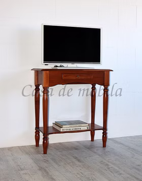 TV-tisch mit gedrechselte beinen 74x79x33cm VARESE Pappel kirschbaumfarben lackiert Casademobila Goslar TV-tisch mit gedrechselte beinen 74x79x33cm VARESE Pappel kirschbaumfarben lackiert Casademobila Goslar