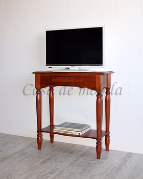 Fernsehtisch mit gedrechselte beinen 74x79x33cm VARESE Pappel massiv Goldbraunfarben lackiert Casademobila Goslar Fernsehtisch mit gedrechselte beinen 74x79x33cm VARESE Pappel massiv Goldbraunfarben lackiert Casademobila Goslar