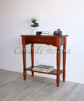 Telefontisch mit gedrechselte beinen 74x79x33cm VARESE Pappel kirschfarben lackiert Casademobila Goslar Telefontisch mit gedrechselte beinen 74x79x33cm VARESE Pappel kirschfarben lackiert Casademobila Goslar