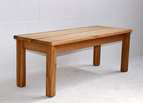 Sitzbank TREVA 140x45x45cm Massivholz geölt Massivholz Dielenbank TREVA 140x45x45cm Kernbuche massiv natur geölt Wimmer Casa de Mobila