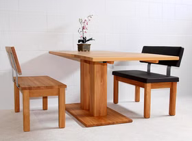 Vollholz Esstisch mit Säulen TREVA 140/190x85 erweiterbar Kernbuche, Asteiche natur oder Bianco geölt Wimmer Casa de Mobila Goslar Vollholz Esstisch mit Säulen TREVA 140/190x85 erweiterbar Kernbuche, Asteiche natur oder Bianco geölt Wimmer Casa de Mobila Goslar