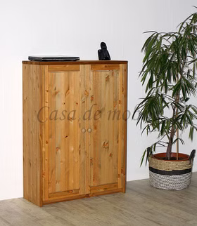 Schrank 2 Holztüren 2 Böden 89x123x33cm CONTRA Kiefer massiv Massivholz aktenschrank 2 türig niedrig Contra Kiefernholz massiv gelaugt geölt casademobila Goslar kaufen