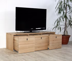 Vollholz Fernsehbank mit schubladen CAMILLA Wildeiche massiv weiss Bianco geölt casademobila Goslar Vollholz Fernsehbank mit schubladen CAMILLA Wildeiche massiv weiss Bianco geölt casademobila Goslar