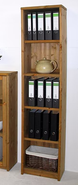 Massivholz Bücherregal mit rückwand 47x199x33cm CONTRA Kiefer massiv gelaugt geölt Casademobila Goslar kaufen Massivholz Bücherregal mit rückwand 47x199x33cm CONTRA Kiefer massiv gelaugt geölt Casademobila Goslar kaufen