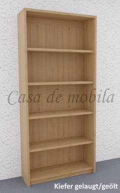 Buecherregal-Kiefer-gelaugt-geoelt-6-Projekt236-2RW2-2RW3-19.jpg Massivholz Bücherregal mit Rückwand CONTRA 89x199x33cm Kiefer massiv natur geölt Casademobila Goslar