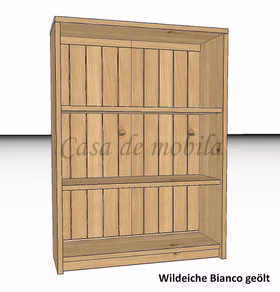 Massivholz Flurregal Standregal CONTRA Wildeiche massiv Bianco geölt casademobila Goslar Massivholz Flurregal Standregal CONTRA Wildeiche massiv Bianco geölt casademobila Goslar