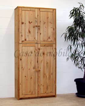 Flurschrank Contra 89x199x33cm Kiefer massiv gelaugt geoelt Massivholz Flurschrank Contra 89x199x33cm Kiefer massiv gelaugt geoelt Casa de mobila Goslar Contra schrank