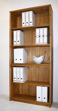 Massivholz Bücherregale CONTRA 3-teilig Set Kiefer massiv gelaugt geölt Casademobila Goslar Massivholz Bücherregale CONTRA 3-teilig Set Kiefer massiv gelaugt geölt Casademobila Goslar