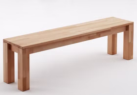 Holzbank Sitzbank Bank 160x47x35cm Martin Paul Buche massiv geölt oder natur lackiert Casa de mobila Goslar