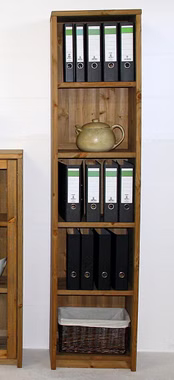 naturholz aktenregal kiefer gelaugt geölt bücherregal büroregal